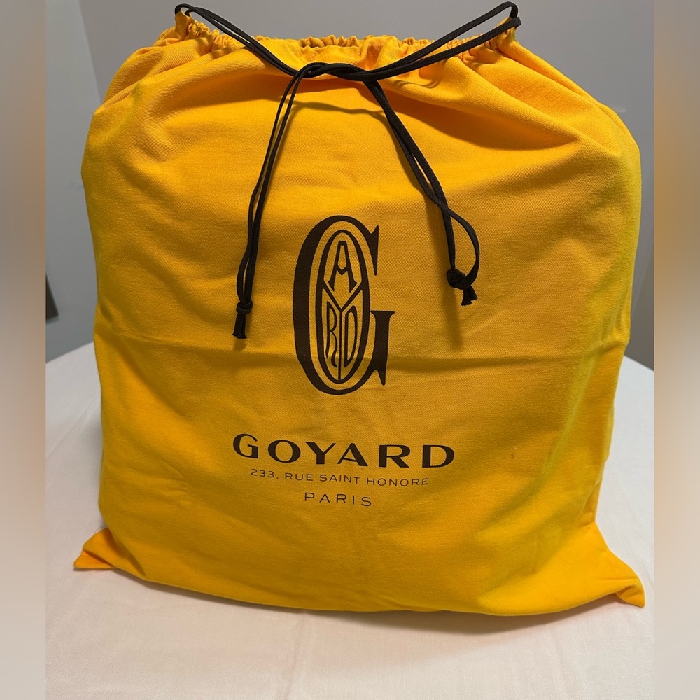 Goyard Vibrant Yellow Bag with Black Accents